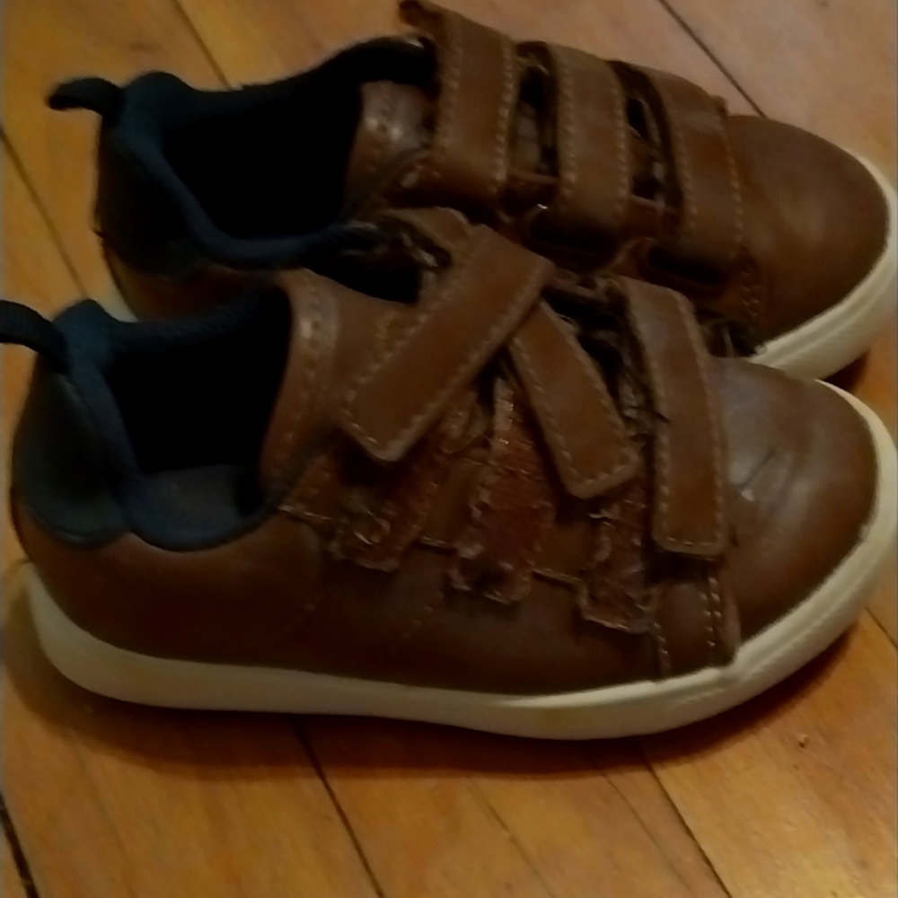Wonder Nation Brown Sneakers Comfortable Casual Footwear